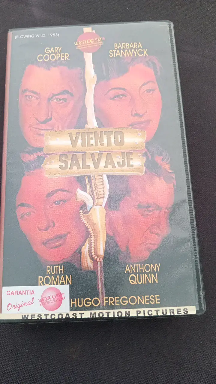 Película Viento Salvaje en DVD con Gary Cooper