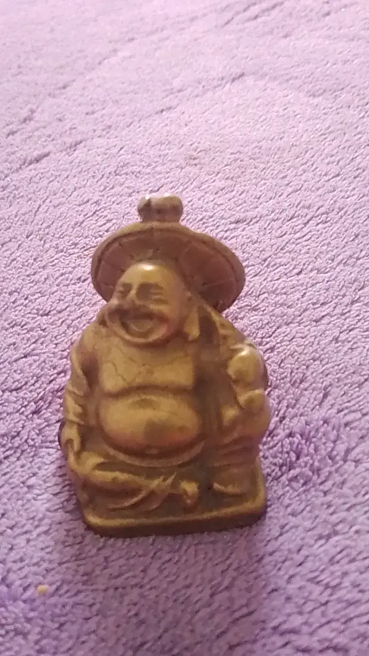 Figura decorativa de Buda en bronce - 1