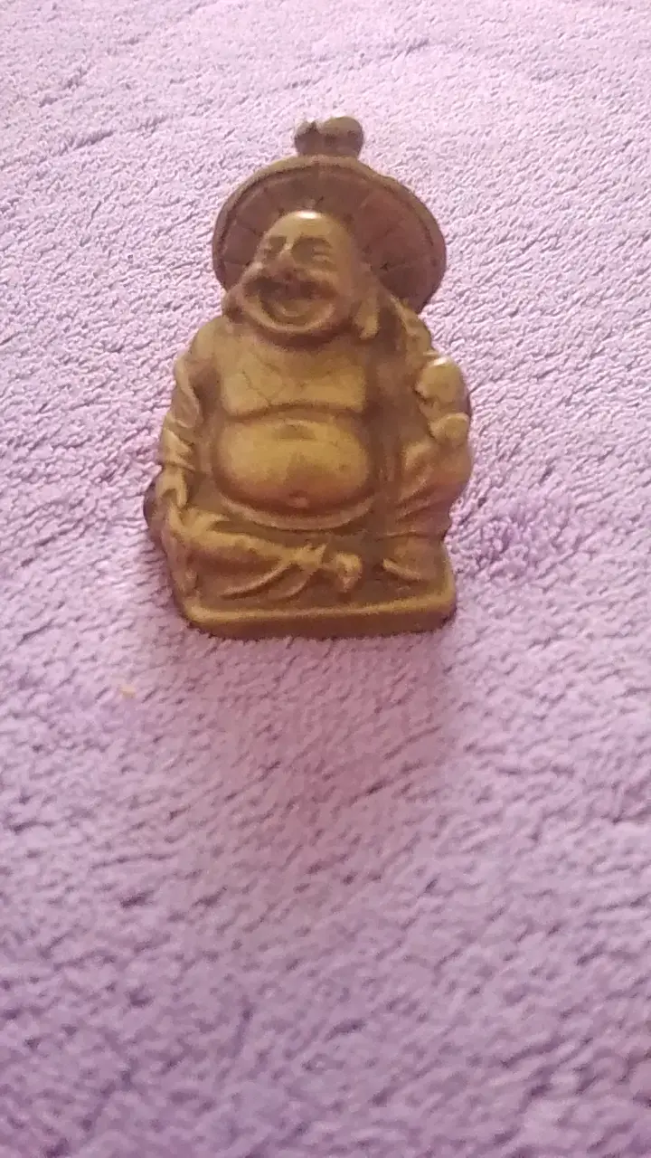 Figura decorativa de Buda en bronce - 3