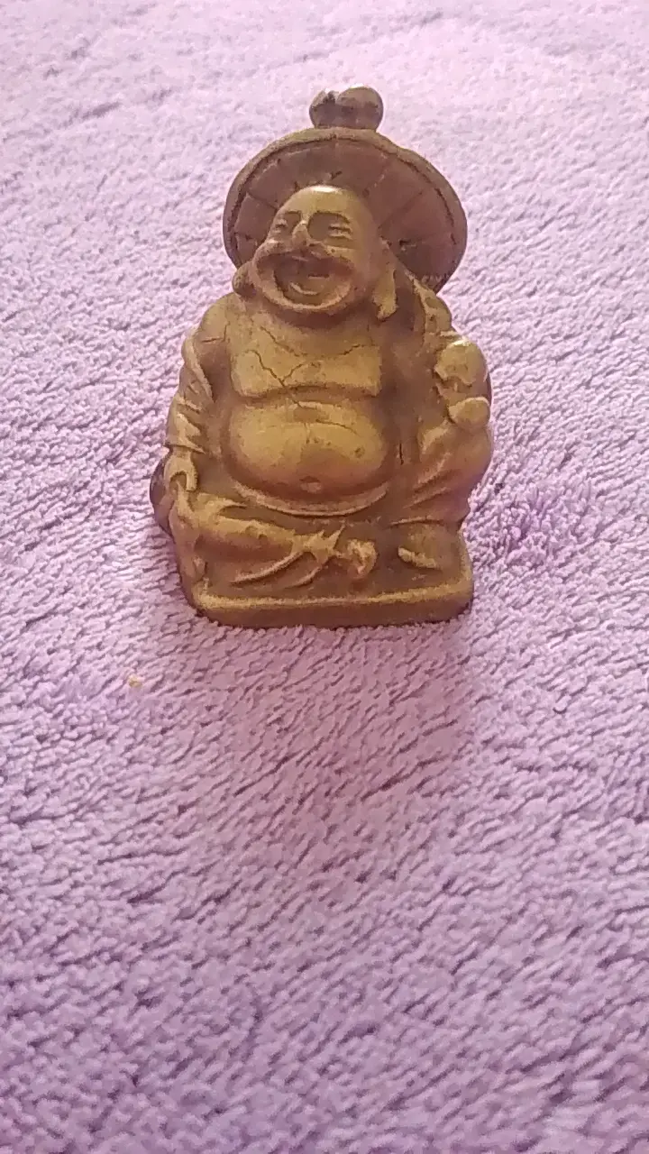 Figura decorativa de Buda en bronce - 6