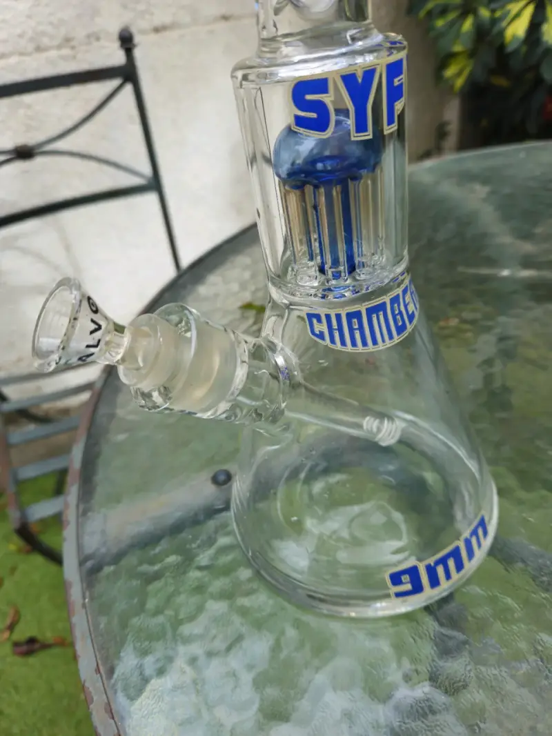 Bong de vidrio con percolador SYFY - 3
