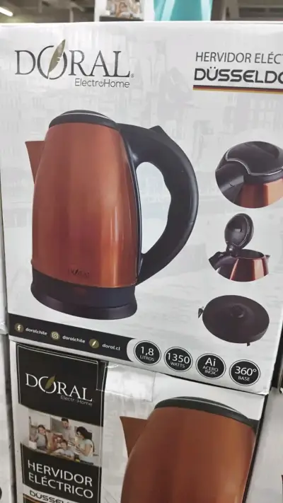 Hervidor eléctrico Doral Düsseldorf 1.8L - miniatura 1