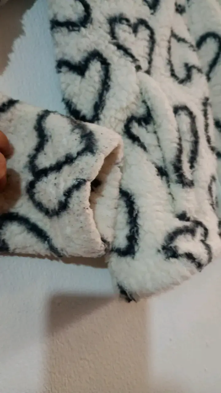 Chaqueta de peluche con corazones Sweet Girl - 2