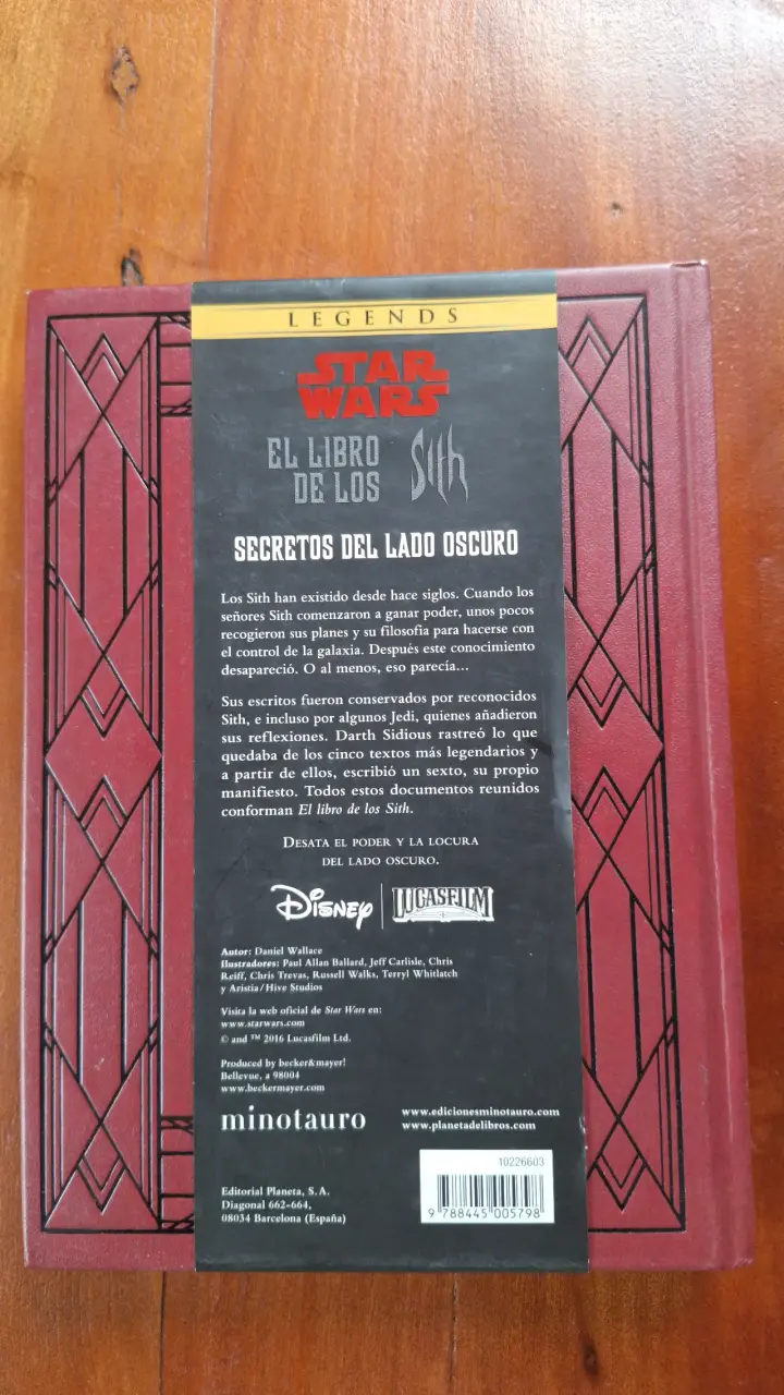 Libro Star Wars: El Libro de los Sith - 2