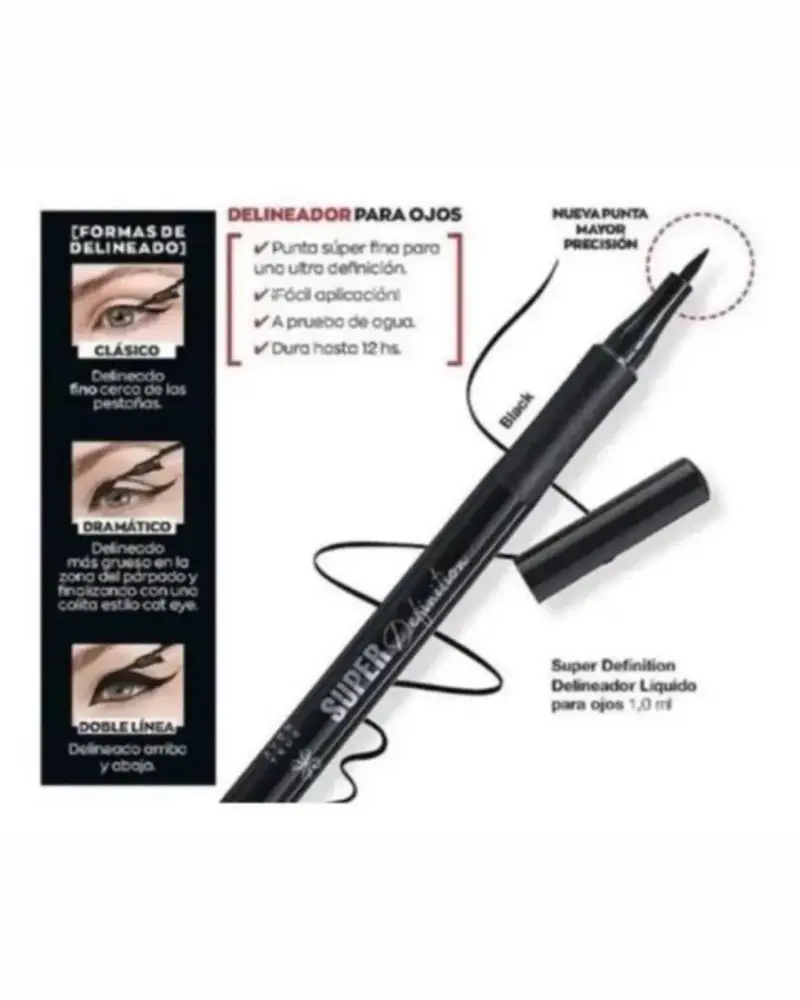 Delineador Líquido Avon Super Definition 1ml - 4