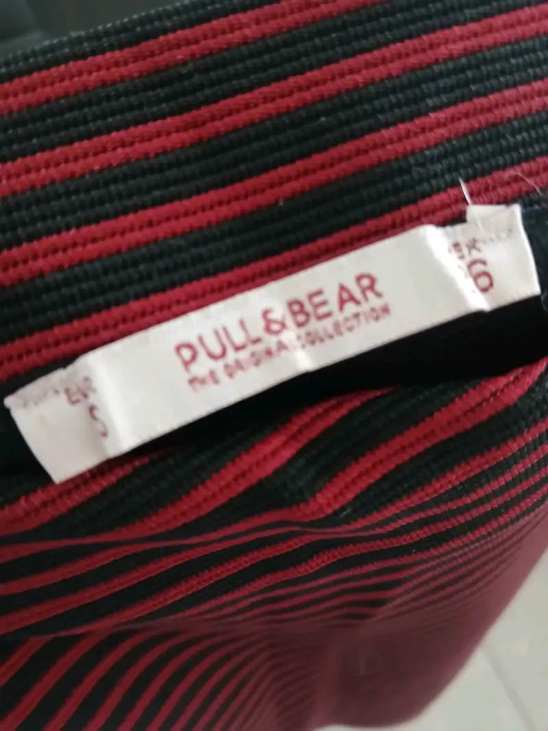 Falda rayada Pull&Bear talla S - 2
