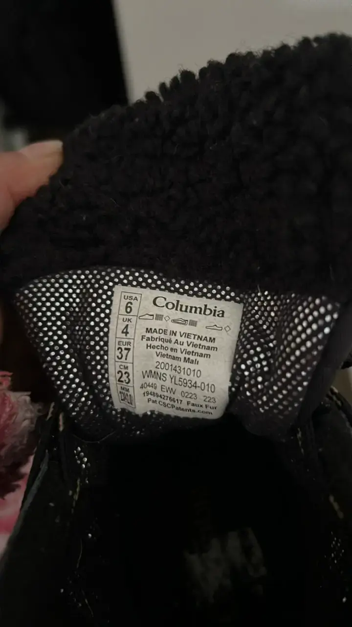 Botas de invierno Columbia negras para mujer - 2