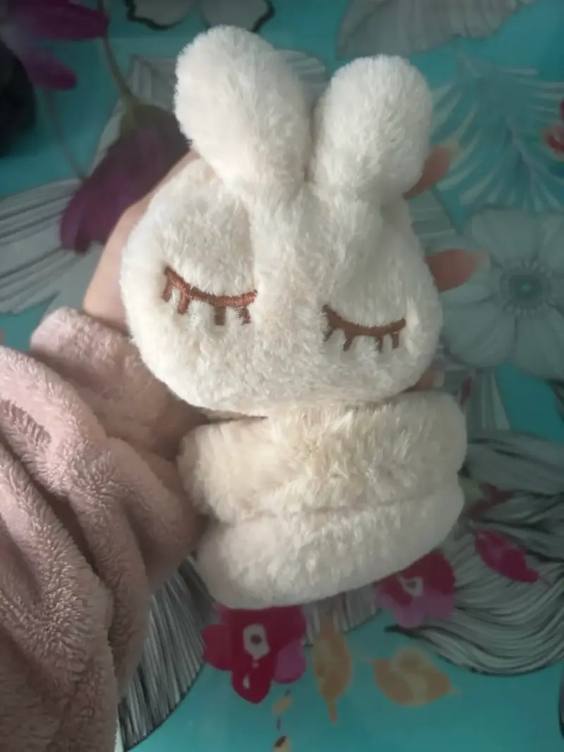 Orejeras de peluche con diseño de conejo - 2