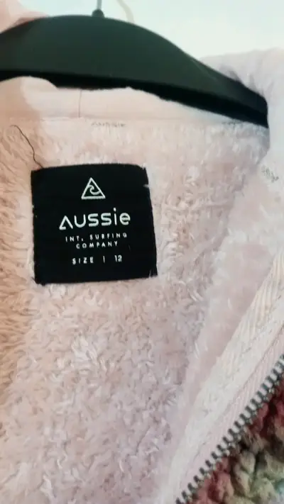 Chaqueta de lana con capucha Aussie estampada - miniatura 2
