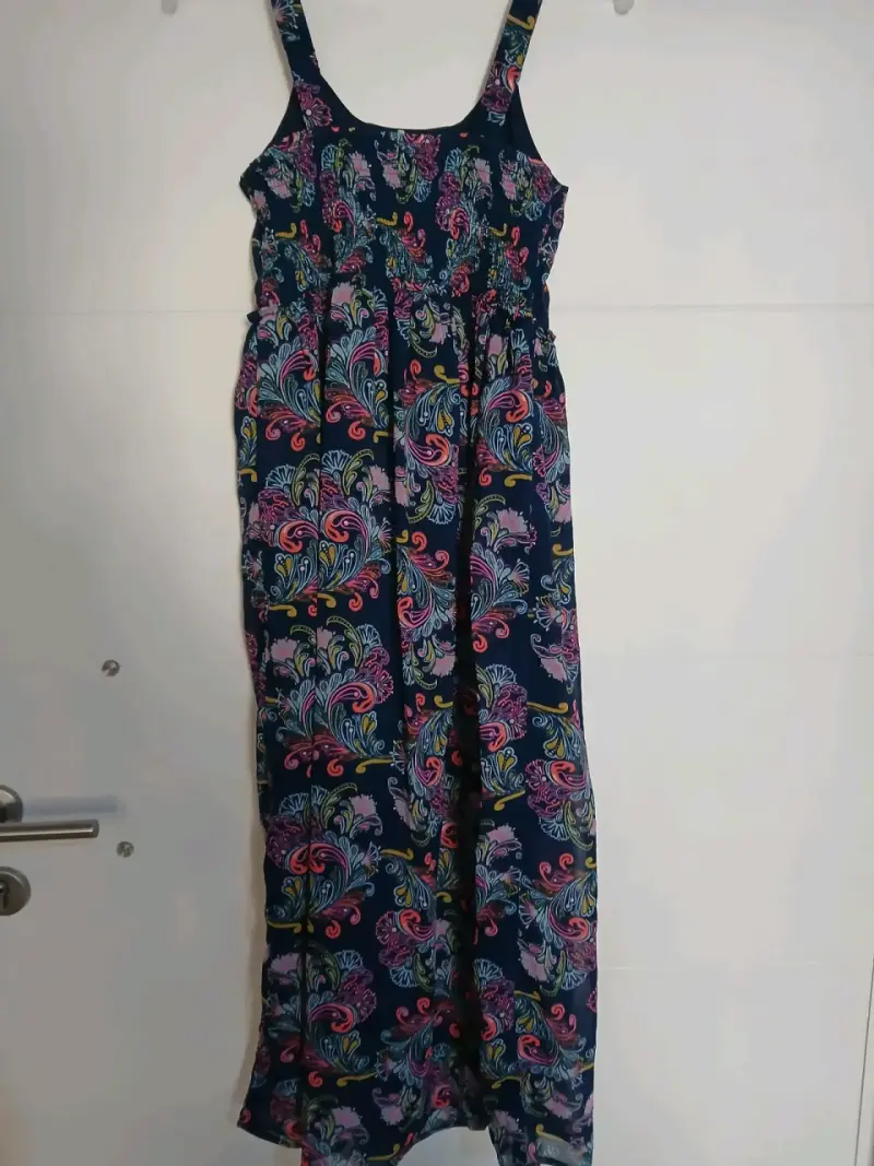 Vestido largo estampado floral talla 16 - 2