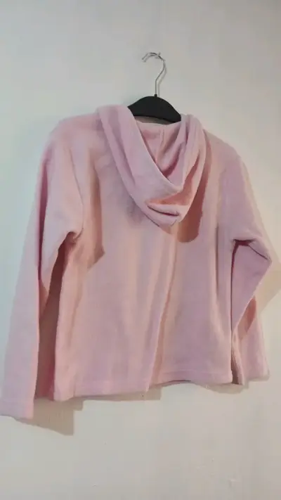 Polerón rosado con capucha para niña - miniatura 3