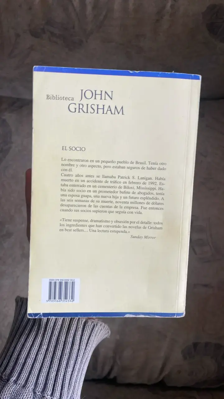 Libro 'El Socio' de John Grisham en buen estado - 2