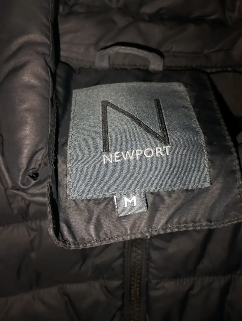 Chaqueta acolchada negra Newport talla M - 1