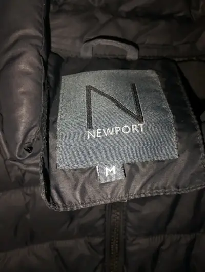 Chaqueta acolchada negra Newport talla M - miniatura 1