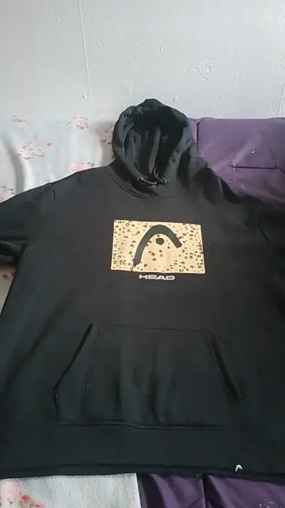 Polerón negro con capucha Head talla XL - miniatura 1