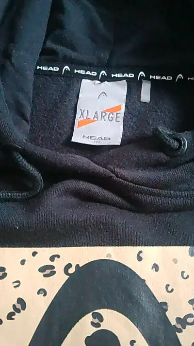 Polerón negro con capucha Head talla XL - miniatura 2
