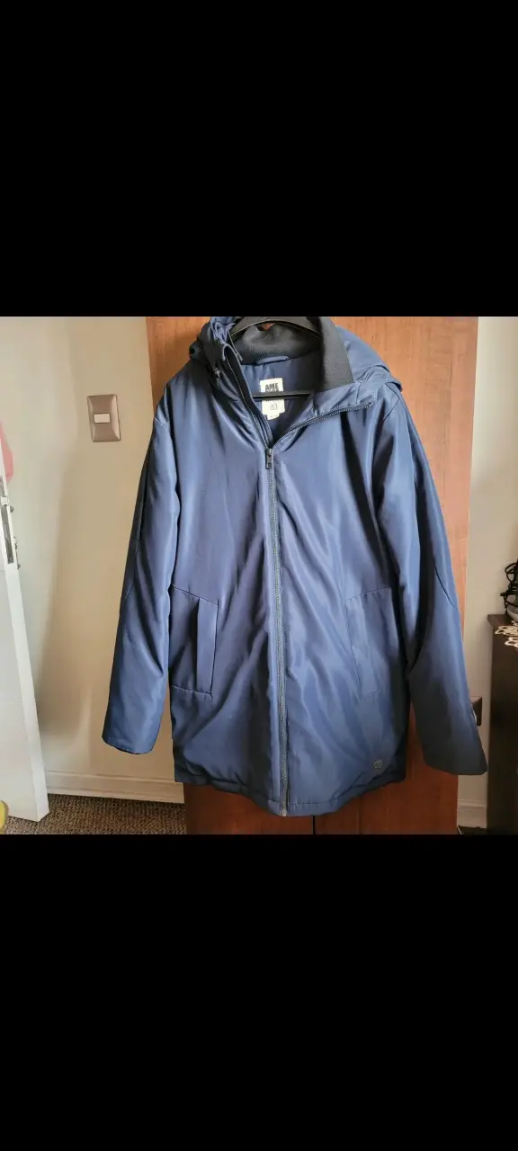 Parka azul con capucha Americanino adolescente - 1
