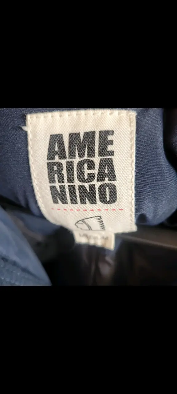 Parka azul con capucha Americanino adolescente - 2
