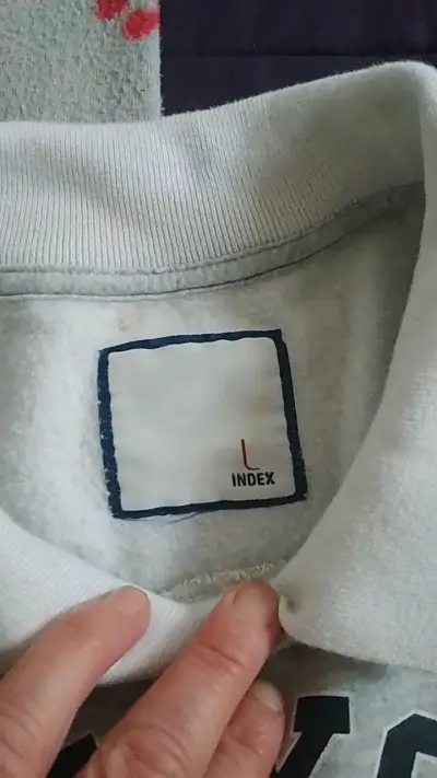 Polerón gris con cuello polo New York - miniatura 2