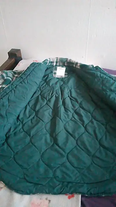 Camisa de franela verde a cuadros Index - miniatura 3