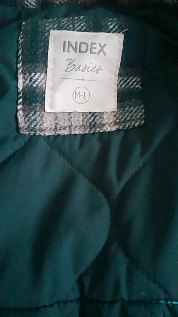 Camisa de franela verde a cuadros Index - 6