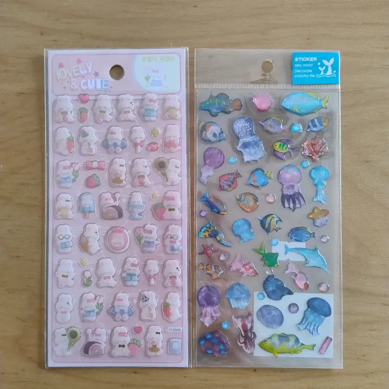Lote de Stickers Decorativos Variados - 6