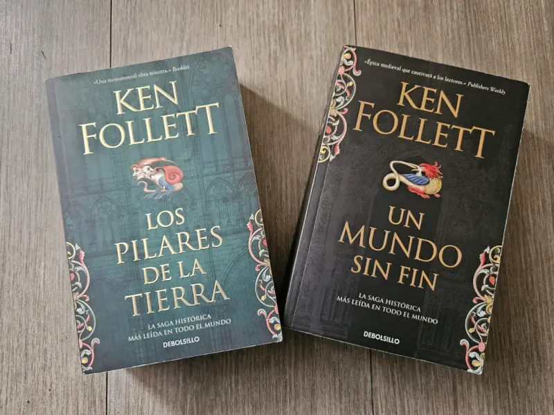 Pack de libros Ken Follett: Los Pilares de la Tierra y Un Mundo Sin Fin - 1