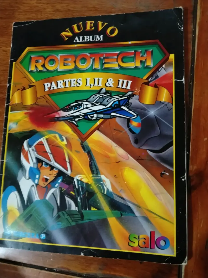Álbum de colección Robotech Partes I, II y III - 1