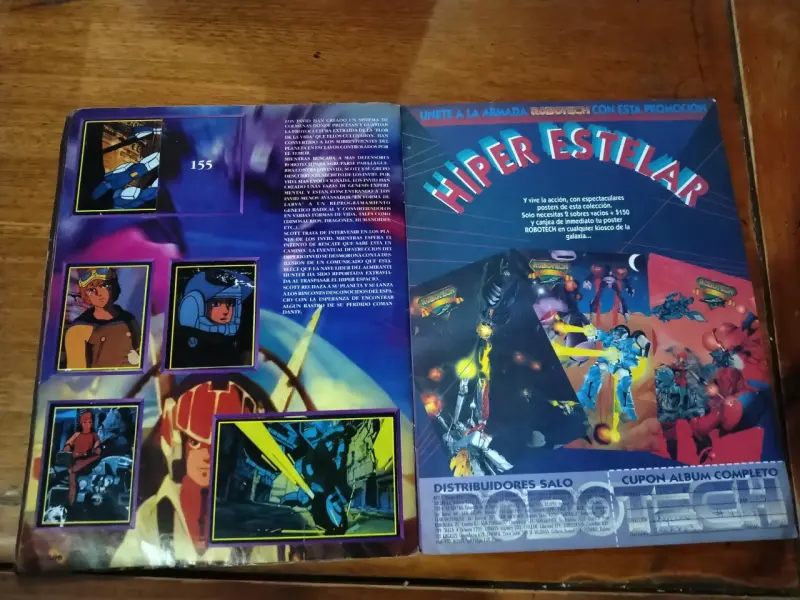 Álbum de colección Robotech Partes I, II y III - 6