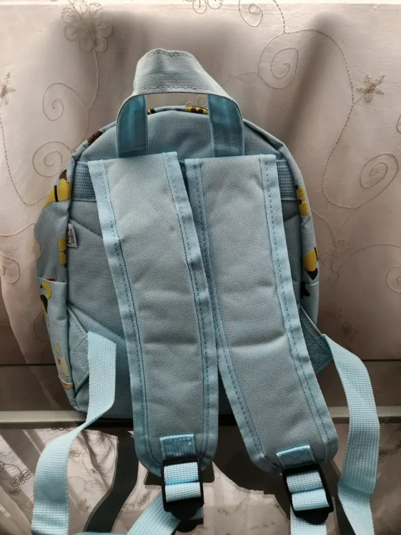 Mochila infantil azul con estampado de perros - 2