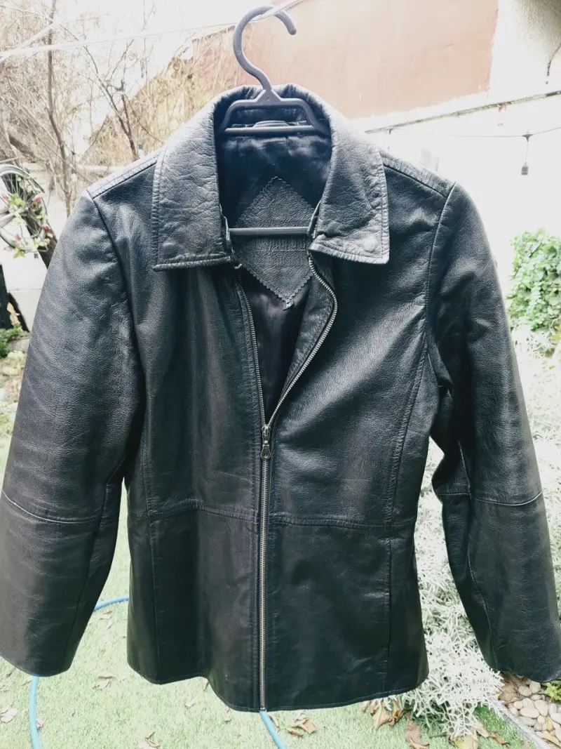 Chaqueta de cuero negra para mujer $35.000.- cnble - 7