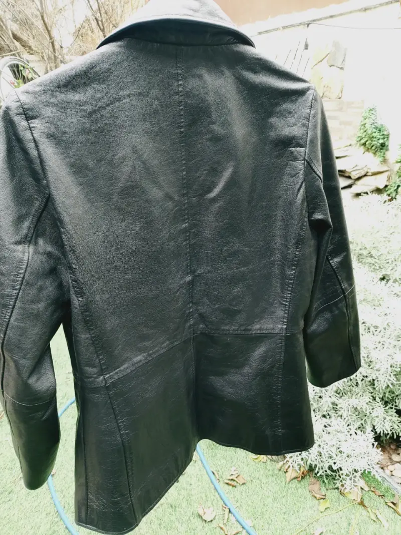 Chaqueta de cuero negra para mujer $35.000.- cnble - 9