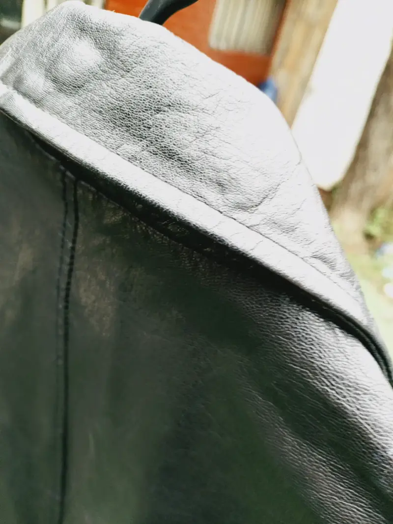 Chaqueta de cuero negra para mujer $35.000.- cnble - 11