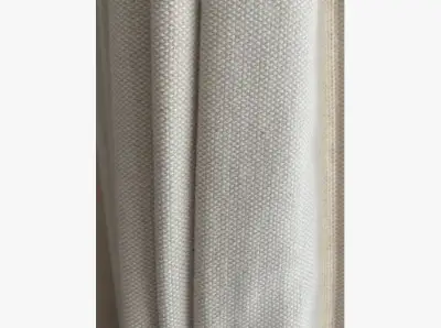 Cortinas de Tela Beige con Riel Metálico - miniatura 3