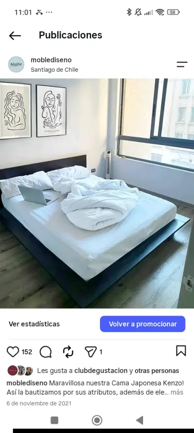 Cama japonesa  Kenzo - miniatura 3