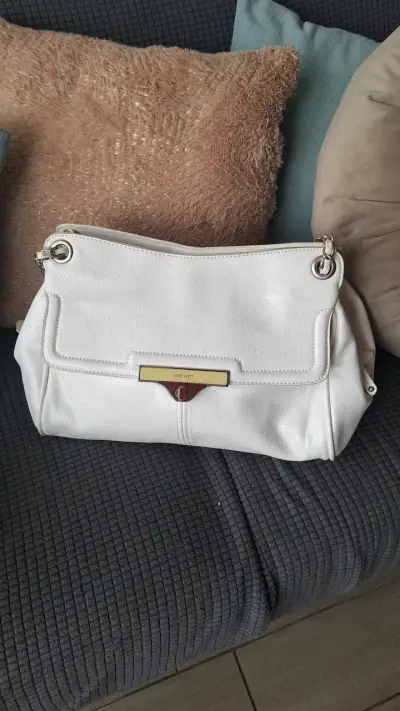 Bolso blanco Nine West elegante - miniatura 1