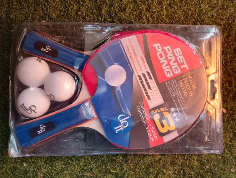 Set de Ping Pong Do It con 2 Paletas y 3 Pelotas - 3