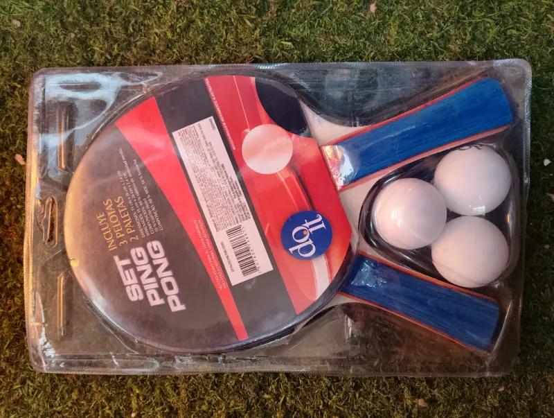 Set de Ping Pong Do It con 2 Paletas y 3 Pelotas - 4