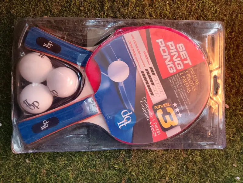 Set de Ping Pong Do It con 2 Paletas y 3 Pelotas - 5