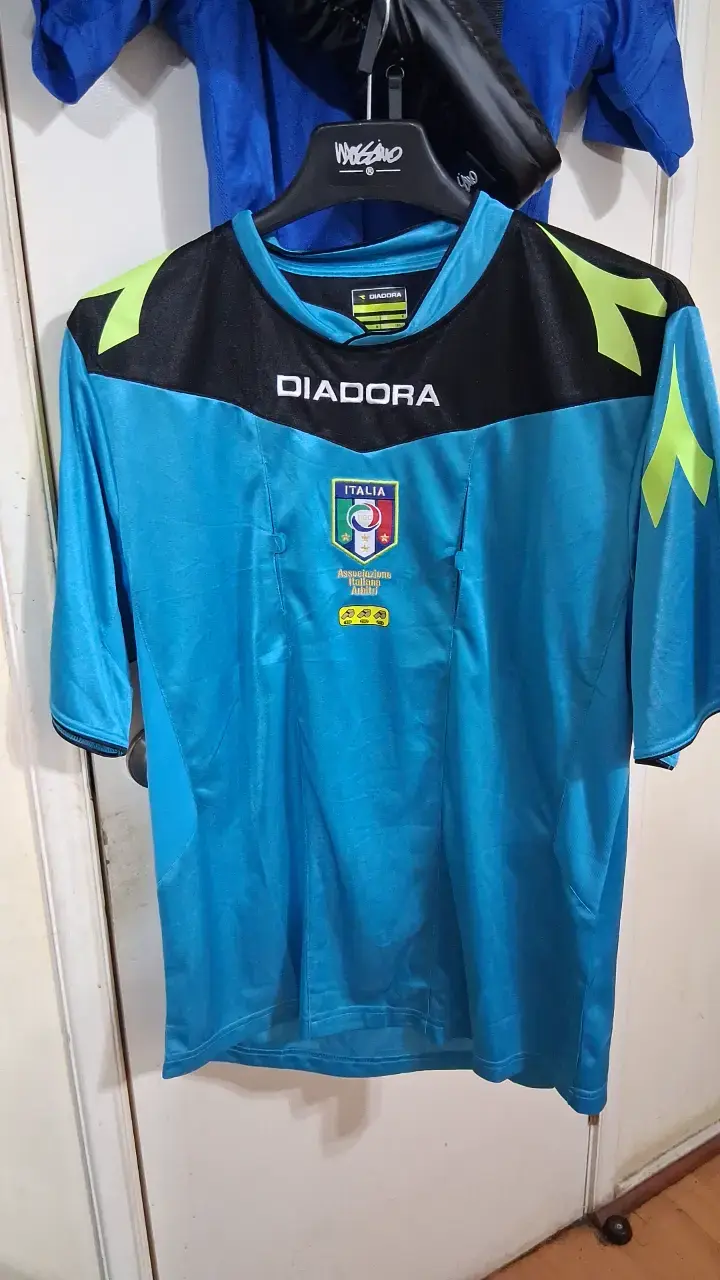Camiseta Diadora Italia de fútbol azul - 4