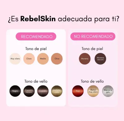 Depiladora láser Rebel Skin portátil con 5 niveles - miniatura 5