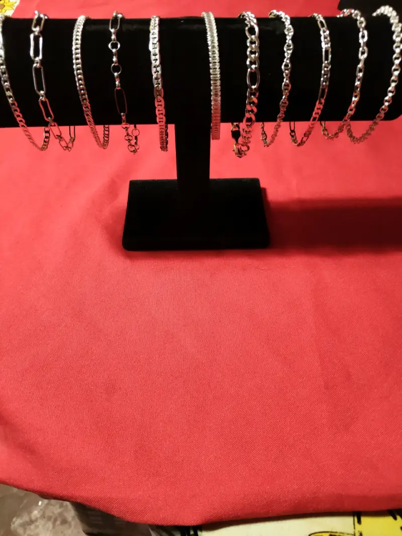 Collar de plata elegante para mujer - 4
