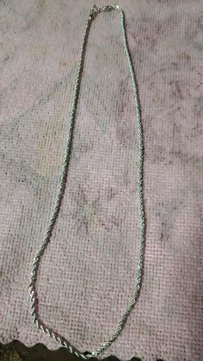 Collar de plata elegante para mujer - miniatura 5