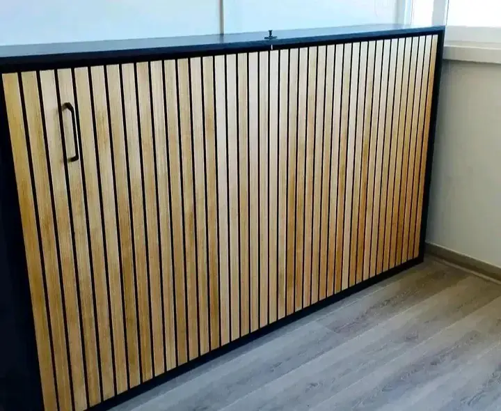Cama abatible de madera para espacios pequeños - 1