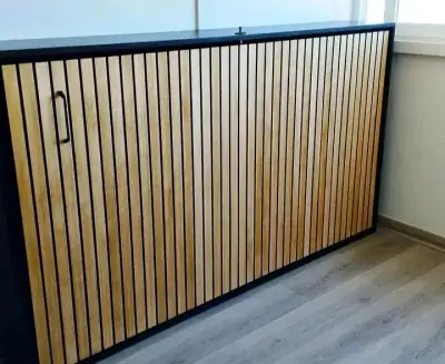 Cama abatible de madera para espacios pequeños - miniatura 1