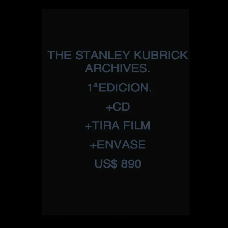 Libro Los Archivos Personales de Stanley Kubrick Edición Limitada - 2