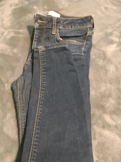 Jeans azul oscuro Zara para mujer - miniatura 2