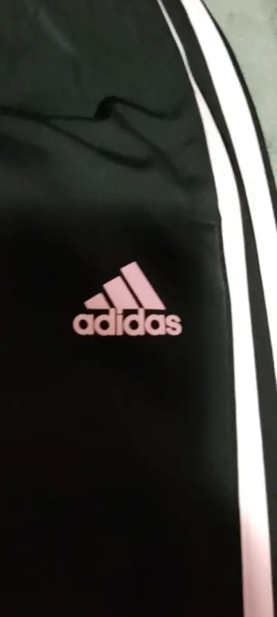 Pantalones deportivos Adidas negros con franjas - miniatura 1