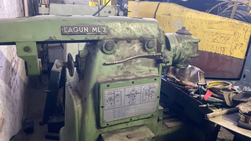 Fresadora horizontal Lagun ML3 usada - 3