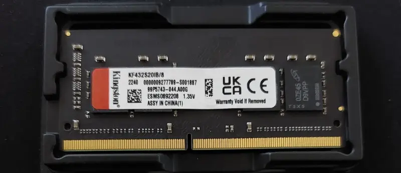 Memoria RAM Kingston Fury Impact DDR4 8GB SO-DIMM - 6